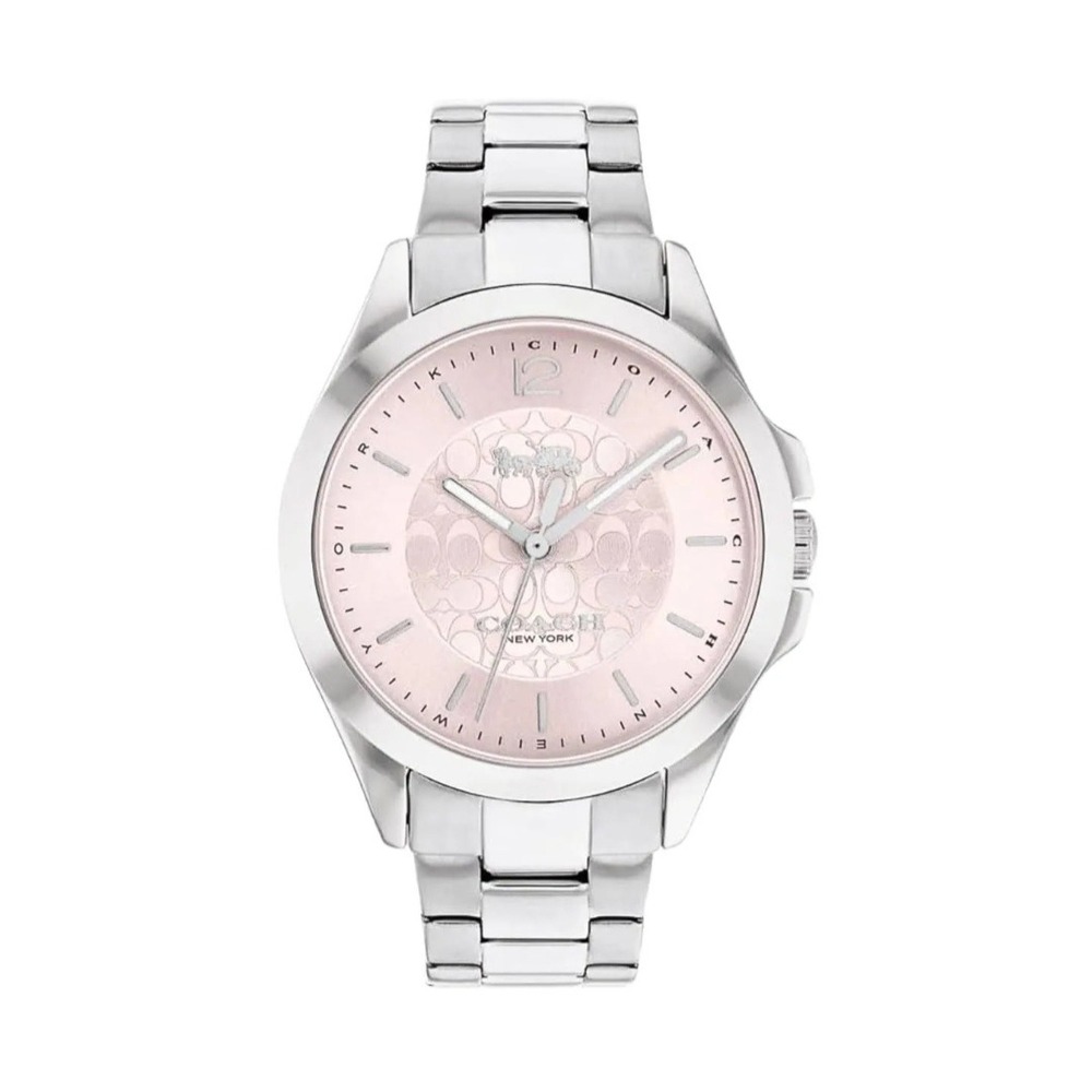 Coach Libby Pink Signature Dial Stainless Steel Watch